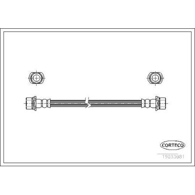 Fren Hortumu Ön Sağ veya Sol CAVO C900 455A