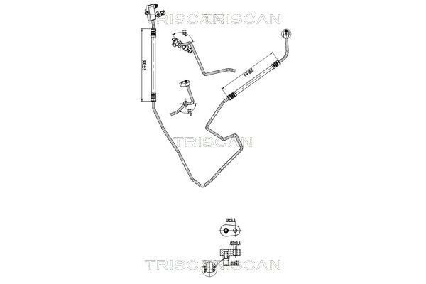 Klima Hortumu  FIAT ORJINAL 1382281080