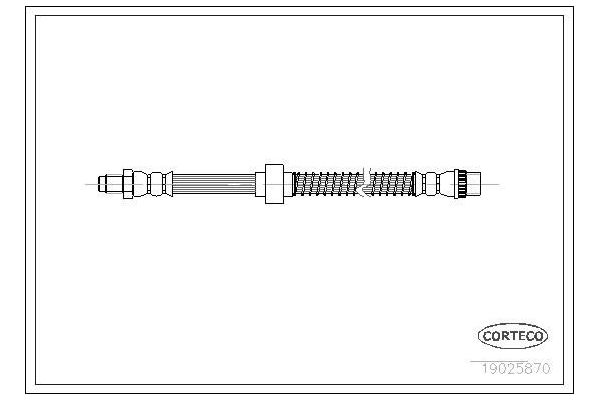 Fren Hortumu Ön Sağ veya Sol TIES T 0303