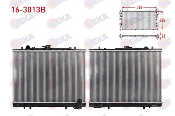 Su Radyatörü  Mitsubishi L200 (K70)(1996->)  VEKA 16-3013B