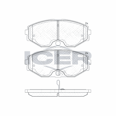 Fren Disk Balata Ön Nissan Maxima QX (CA33)(01.2000->)  AYD 60525A