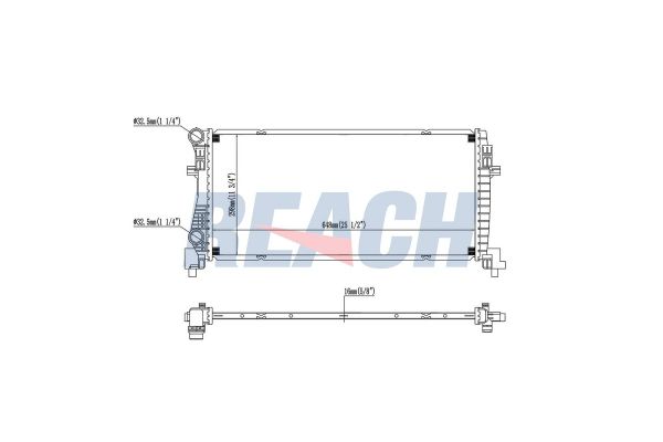Su Radyatörü  ORİS BRN015032