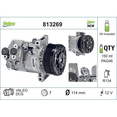 Klima Kompresörü  VALEO 813269
