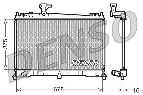Su Radyatörü  DENSO DRM44010