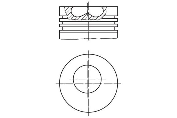 Piston (82.50MM-0.50)  NÜRAL 87-72730-050