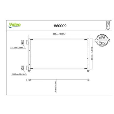 Klima Radyatörü  Fiat Punto (188) 3/5 Kapı (02.2002->)  VALEO 860009