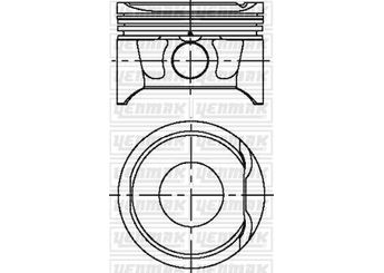Piston (79.50MM-0.50)  YENMAK 31-04171-050  7701474855