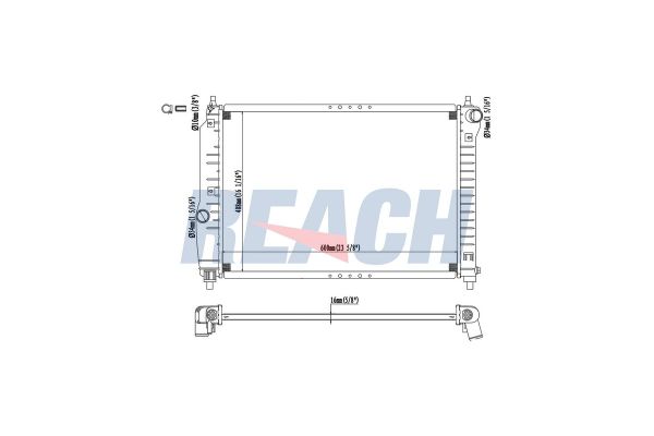 Su Radyatörü  Chevrolet Kalos (2005->)  KRAFTVOLL 08040136