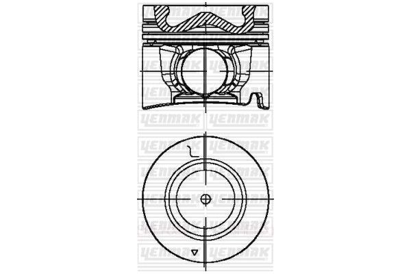 Piston (95.40MM-STD)  YENMAK 39-04583-000-NPR