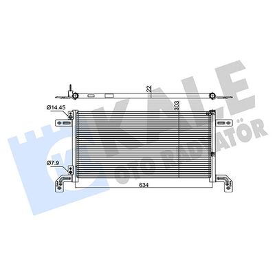 Klima Radyatörü  KALE 280200