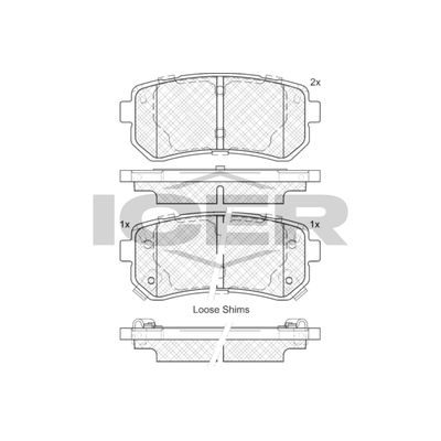 Fren Disk Balata Arka Hyundai Kona / Kona Elektrik (OS)(2017->)  KRAFTVOLL 07010652