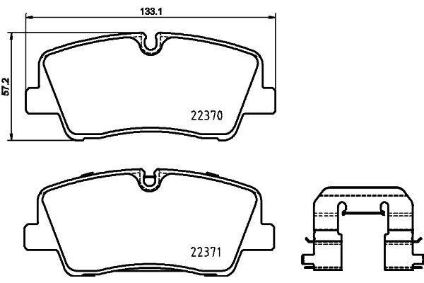 Fren Disk Balata Arka BREMBO P 30 085