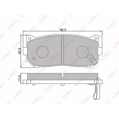 Fren Disk Balata Arka Kia Clarus (1996->)  MANDO MBF015318