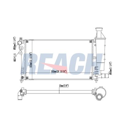 Su Radyatörü  Citroen Saxo (03.1996->)  BSG 19-520-002
