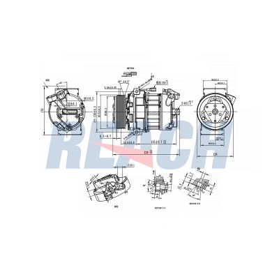 Klima Kompresörü  Renault Master III Kamyonet / Şasi - Çift Kabin (06.2010->)  OPEL ORJINAL 93161916