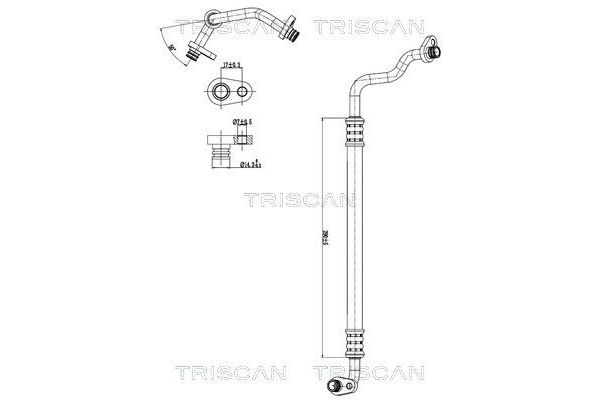 Klima Hortumu  PSA ORJINAL 6477D4