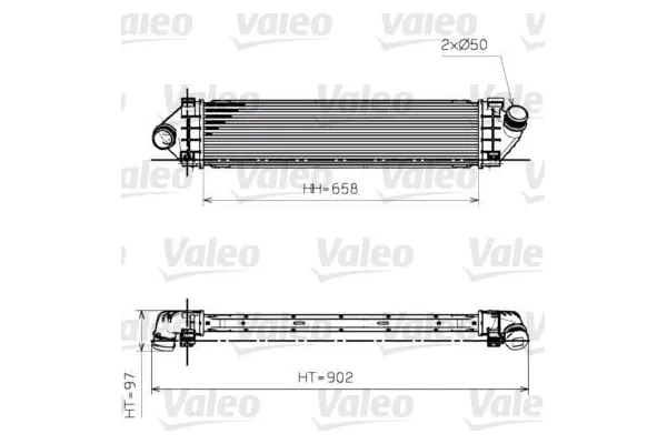 Turbo Radyatörü  Ford C-MAX (CB3)(2007->2010)  VALEO 818246