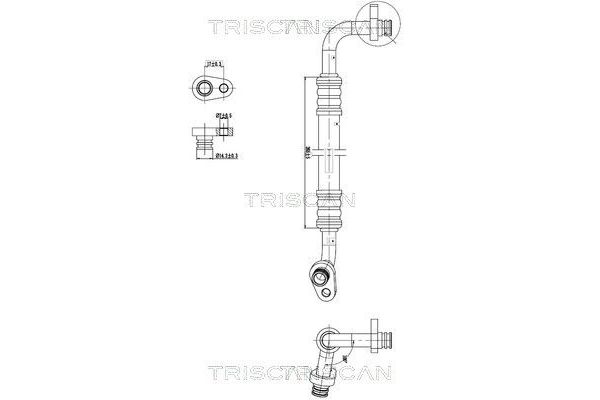 Klima Hortumu  PSA ORJINAL 6460KP