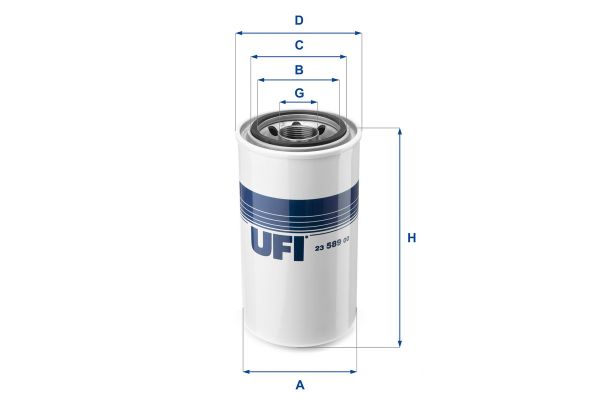 Yağ Filtresi  UFI 23.589.00