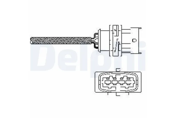 Oksijen (Lambda) Sensörü  DELPHI ES10789-12B1