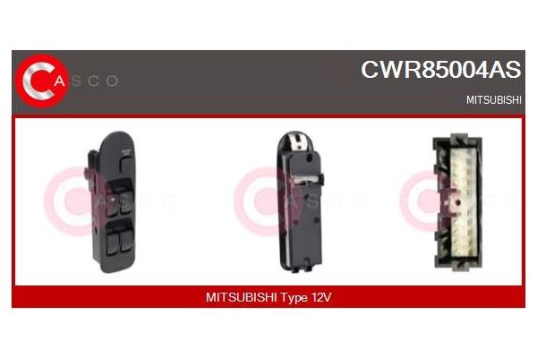 Cam Açma Düğmesi Ön Sol MAXTEL 18214006
