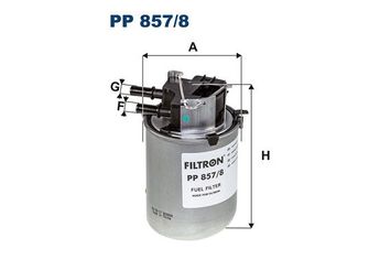 Yakıt Filtresi  FILTRON PP 857/8  16400BB51A 16400BB50A 16400-BB50A 16400-BB51A