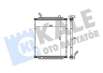 Su Radyatörü  KALE 349445  8200149953 5001839113 50 01 839 113 5001859152 50 01 859 152 5001859153 50 01 859 153 5001859154 50 01 859 154 5010315738 50 10 315 738