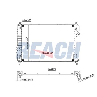 Su Radyatörü  VALEO 733136