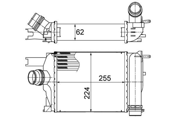 Turbo Radyatörü  MAHLE CI 497 000S