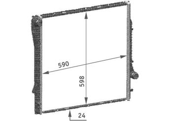 Su Radyatörü  MAHLE CR 567 000P  13128925 1439104 1 439 104 17107544669 17111439104 17117544669 7544669 7 544 669