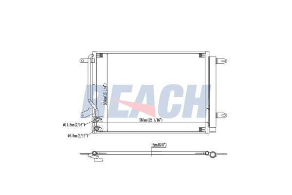 Klima Radyatörü  VEKA 43-4432