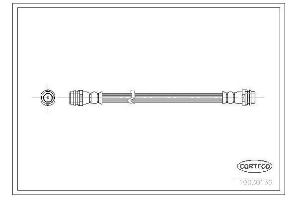 Fren Hortumu Arka Sağ veya Sol Audi A2 (8Z)(06.2000->)  KRAFTVOLL 07080796