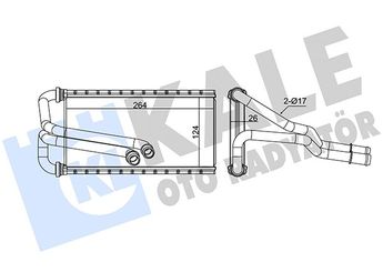 Turbo Radyatörü  KALE 370650  5630087