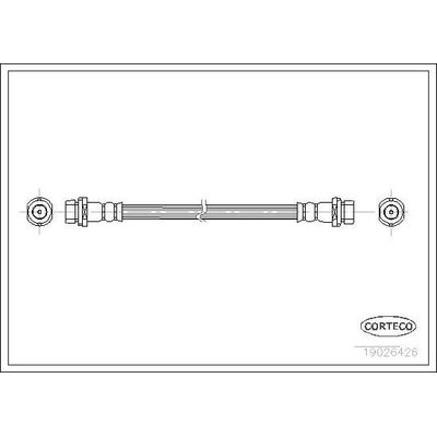 Fren Hortumu Arka Sağ veya Sol Ford Mondeo 4/5 Kapı - S.Wagon (FD)(1993->)  SWAPP 40195