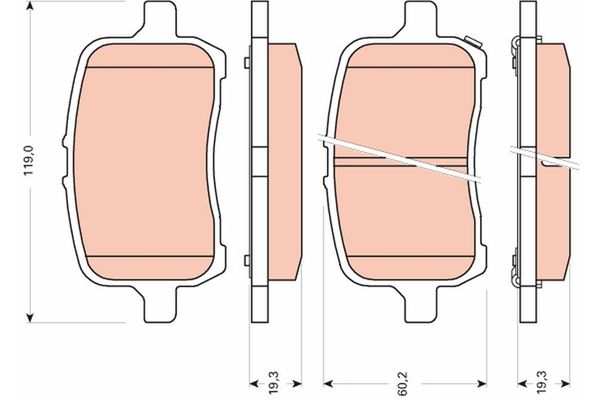 Fren Disk Balata Ön Opel GT (2006->)  OPEL ORJINAL 22731037
