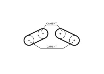 Triger Kayışı  GATES 5526XS  LHN100420 GTB9001 LHN100420L LHN90042B