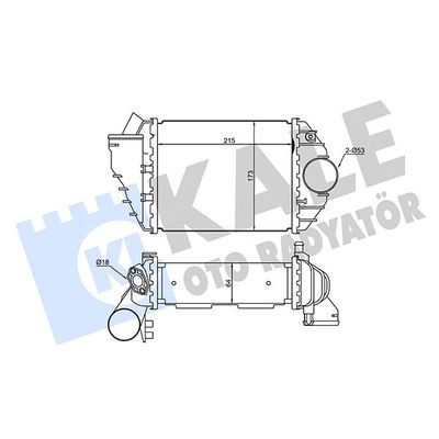 Turbo Radyatörü  Skoda Superb (3U4)(04.2002->)  VEKA 42-4419
