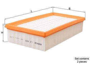 Hava Filtresi  MAHLE LX 693S  13712248425 2248425