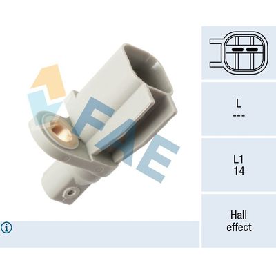 Abs Sensörü Arka Sağ veya Sol Volvo S60 Cross Country (03.2015->)  TRW GBS154