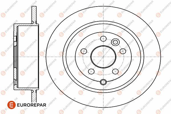 Fren Disk Ayna Arka Sağ ve Sol Land Rover Freelander 2 (LN)(01.2007->)  EUROREPAR 1642768080