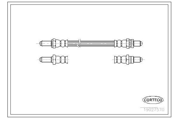 Fren Hortumu Arka Sağ veya Sol SVAC 20-0112