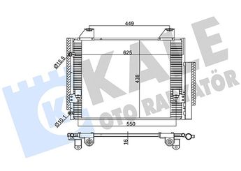 Klima Radyatörü  KALE 383500  884600K080 88460-0K080 884600K120
