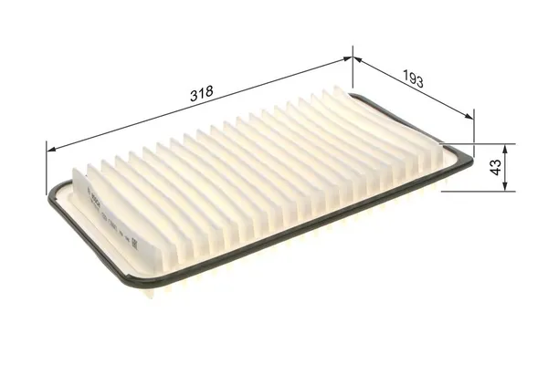 Hava Filtresi  Toyota Camry (XV30)(2002->)  BOSCH 1 987 429 187