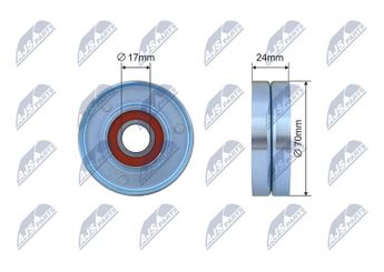 Vantilatör Kayış Gergi Rulmanı  MGA 78066  LR013506