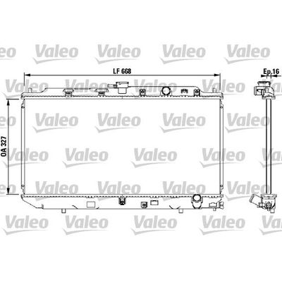 Su Radyatörü  Honda Civic 3/4/5 Kapı (EC/ED)(09.1987->)  VALEO 819193
