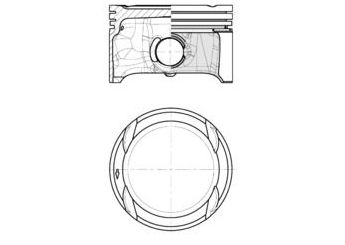 Piston  YENMAK 3282-STD  36107065DQ 36107065DP 036 107 065 DP 036 107 065 DQ 36107065EJ 036 107 065 EJ 36107065EK 036 107 065 EK 36107065ER 036 107 065 ER