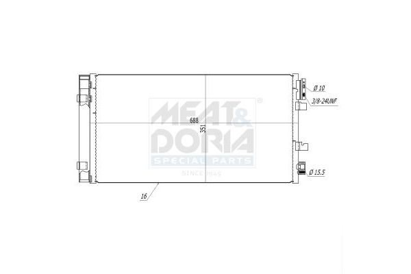 Klima Radyatörü  GUA 40914