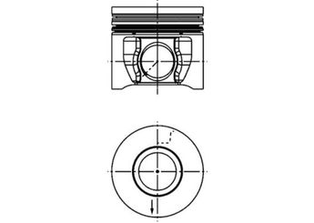 Piston (89.91MM-STD)  NÜRAL 87-70904-025  4C1Q6K100ABE 1369691 1369693 4C1Q6K100AAE 4C1Q-6K100AAE 4C1Q-6K100ABE