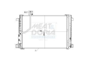 Klima Radyatörü  ORİS CME008016  A2045000654 2045000254 2045000654 A2045000254