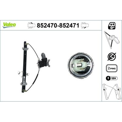 Cam Krikosu Ön Sol VALEO 852470